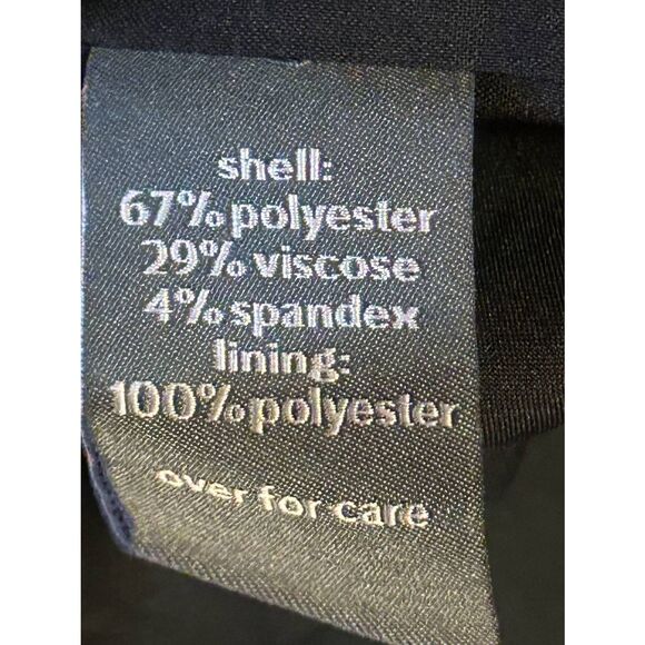 The Limited Womens Lined 2 Button Blazer Black Pockets Size 8 (5358) - Picture 6 of 7